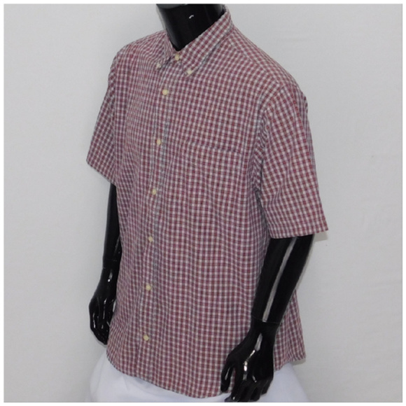 Short Sleeve, Buttonup, Plaid, size Large - Picture 2 of 8
